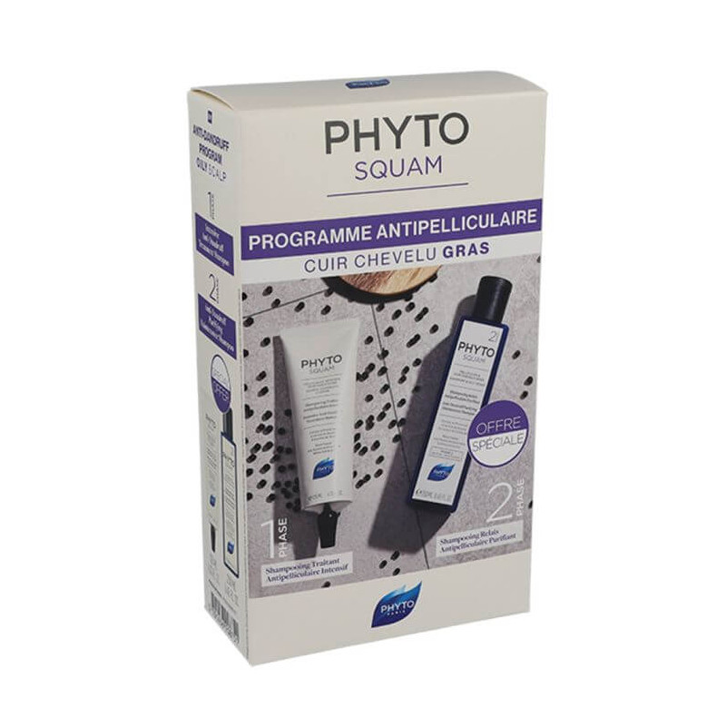 Levně Phyto Squam šampon proti lupům 250 ml SADA
