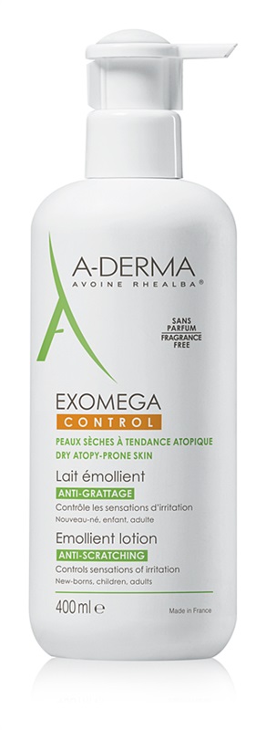 A-DERMA Exomega CONTROL Emolienční mléko Objem: 400 ml