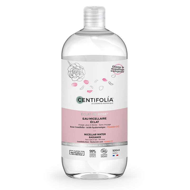 Centifolia Éclat De Rose Micelární voda pro citlivou pleť 500 ml