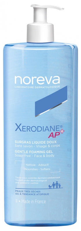 Noreva Xerodiane AP+ jemný pěnivý gel 1000 ml