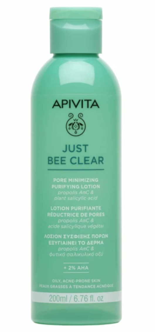 Apivita Just Bee Clear pleťová voda na rozšířené póry a černé tečky 200 ml