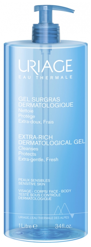 Uriage Hygiène čisticí gel na obličej a tělo 1000ml