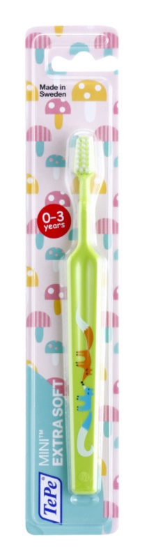 Levně TePe Mini EXTRA SOFT zubní kartáček dětský Druh: Lišky