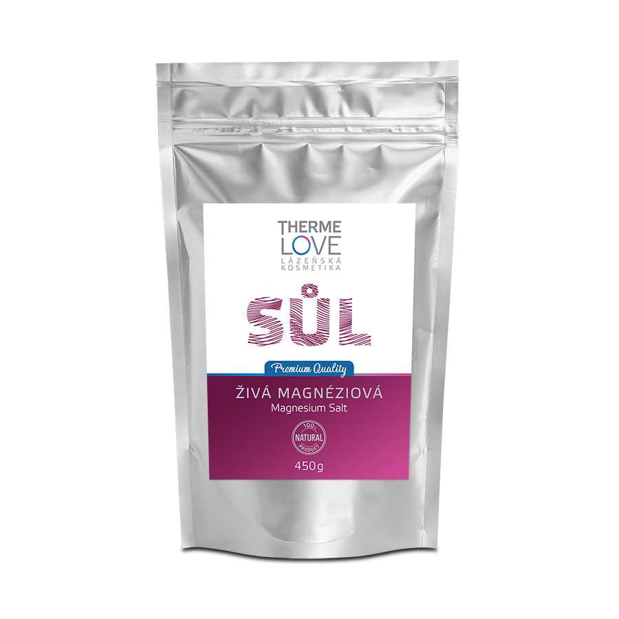 Thermelove Živá magnéziová koupelová sůl 450g