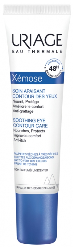 Uriage Xemose C8+ Soothing Nourishing Palpebral Care zklidňující oční krém pro suchou až atopickou pleť 15 ml