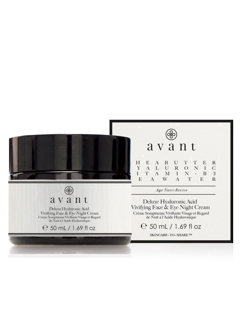Avant Deluxe Hyaluronic Acid Vivifying Face & Eye Night Cream-noční pleťový krém s kyselinou hyaluronovou 50 ml