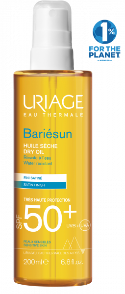 URIAGE Bariésun Suchý olej na opalování SPF 50+ sprej 200 ml