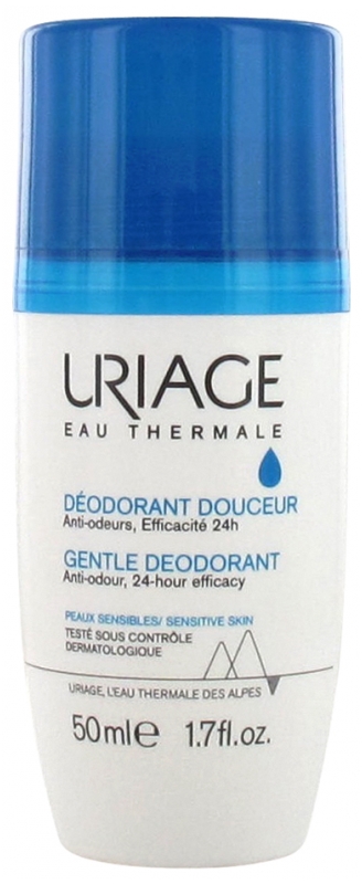 Uriage Hygiène Gentle Deodorant jemný deodorant roll-on bez obsahu hliníku 50 ml