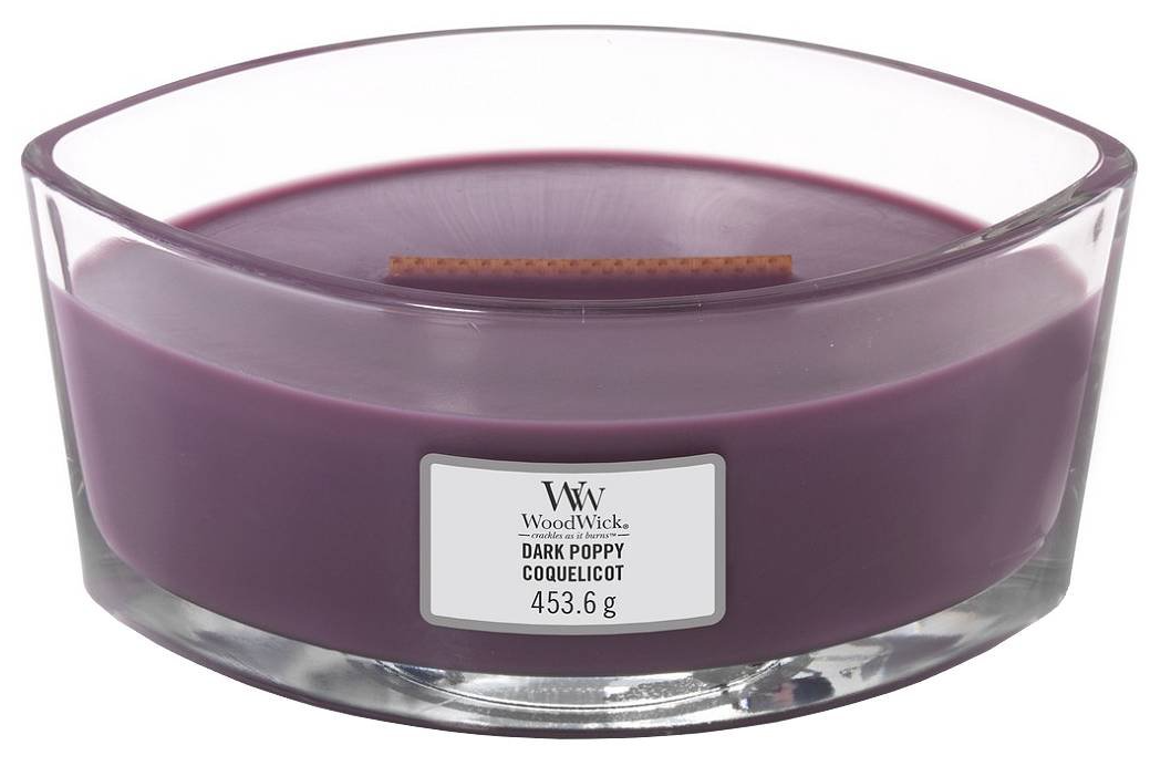 WoodWick Dark poppy vonná svíčka 453,6 g