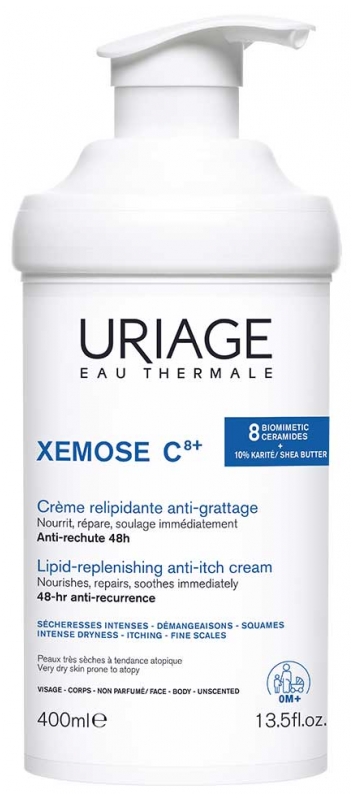 URIAGE Xémose relipidační zklidňující krém Objem: 400 ml