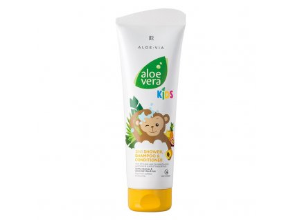 Aloe Vera Jungle Friends 3in1 Šampon, kondicionér &amp; sprchový gel