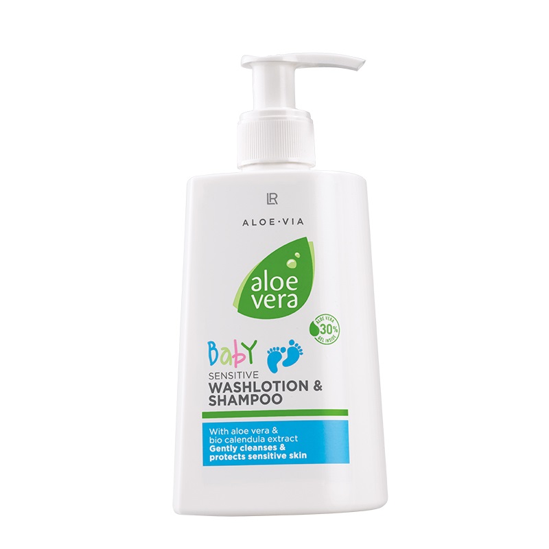 Aloe Vera Baby Jemná Mycí Emulze a Šampon 250 ml