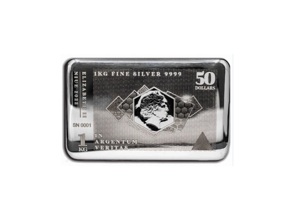 2022 1 kilo niue silver note bar front(2)
