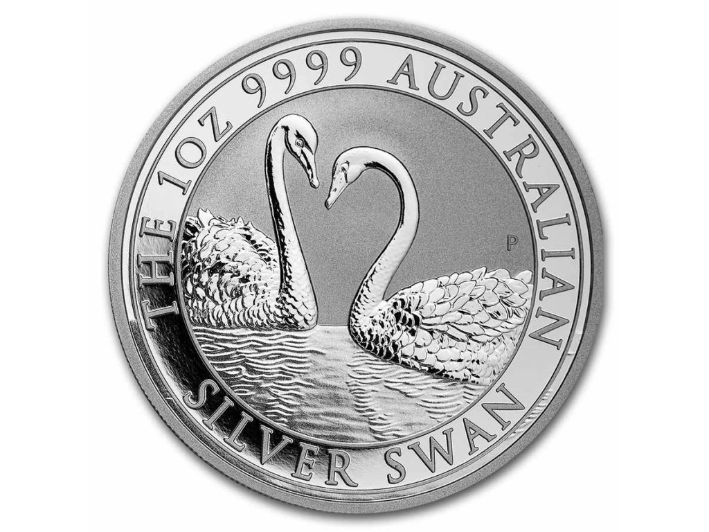 2022 australia 1 oz silver swan bu 248534 slab