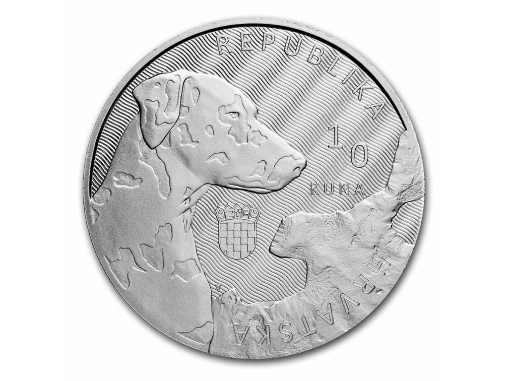 2021 croatia 1 oz silver dalmatian bu 247849 obv