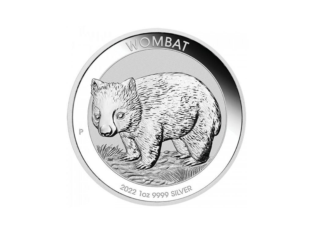 02 Wombat 2022 1oz Silver Bullion Coin StraightOn LowRes 600x600