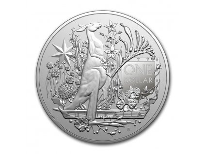 2021 australia 1 oz silver 1 00 coat of arms bu 228605 obv