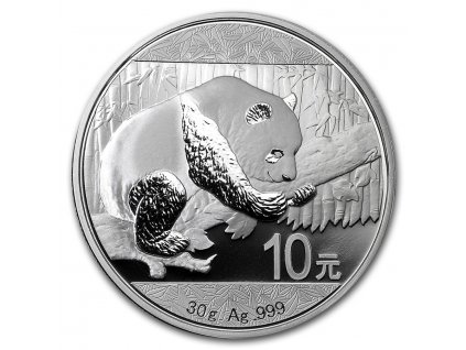 2016 china 30 gram silver panda bu in capsule 92384 Slab