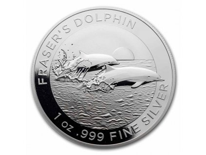 2021 australia 1 oz silver 1 frasers dolphin bu 227491 slab