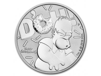 2019 1oz tuvalu silver homer simpson coin front(2)