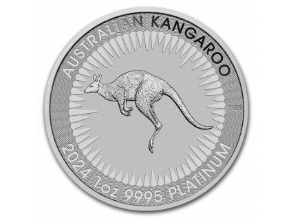 2024 australia 1 oz platinum kangaroo bu 287594 obv