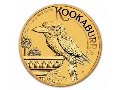 2022 australia 1 10 oz gold kookaburra bu 246822 slab
