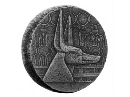 chad 5 oz silver egyptian anubis 2021 cfa 3000