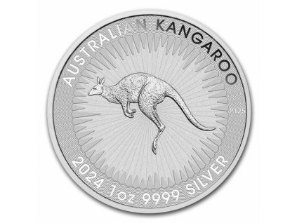 2024 australia 1 oz silver kangaroo bu 283173 obv