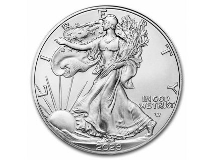 2023 1 oz american silver eagle coin bu 258627 slab