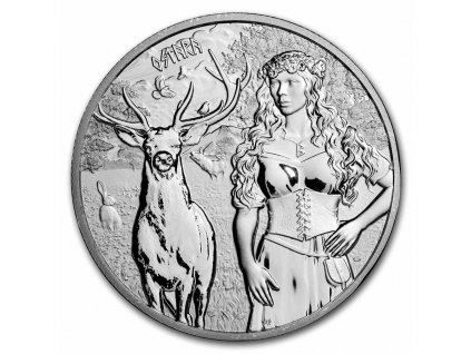 2023 germania valkyries ostara 1 oz silver round bu 270057 slab