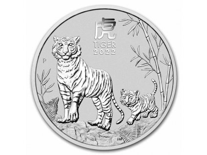 2022 p australia 1 kilo silver lunar tiger bu series iii 237600 slab