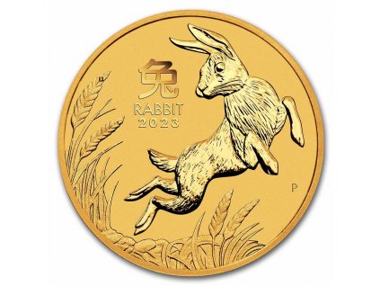 2023 australia 1 10 oz gold lunar rabbit bu series iii 260953 slab