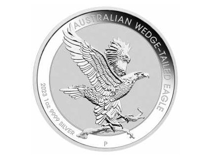 australia 2023 wedge tailed eagle ag9999 1oz bu