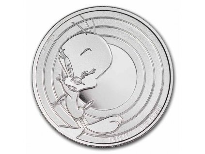 2023 samoa 1 oz silver looney tunes tweety bu 263668 slab