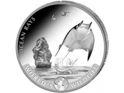 wildlife 1 oz silver the ray 2023 congo 20 fr