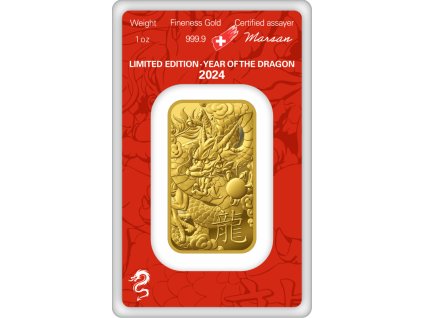 gold bar au9999 argor heraeus lunar year of the dragon 311 g 2024 (1)