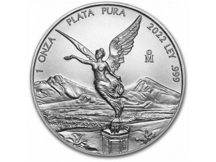 mexico 1 oz silver libertad 2022 bu