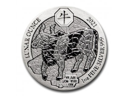 2021 rwanda 1 oz silver lunar year of the ox bu 216480 slab