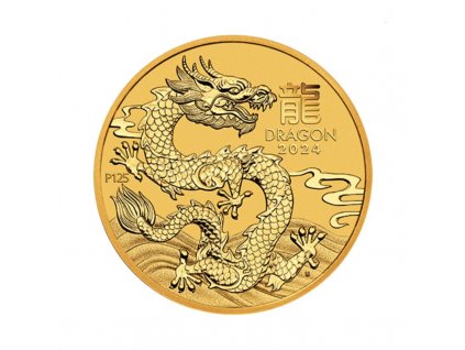 pm lunar 3 dragon 1 oz gold 20243 bu 100 australia