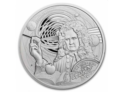 1 oz silver icons of inspiration 2022 isaac newton