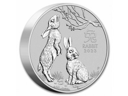 2023 australia 10 kilo silver lunar rabbit bu series iii 274421 rev