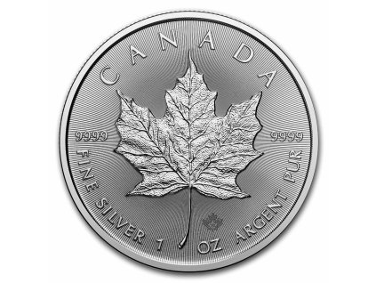 2024 canada 1 oz silver maple leaf bu 284792 obv