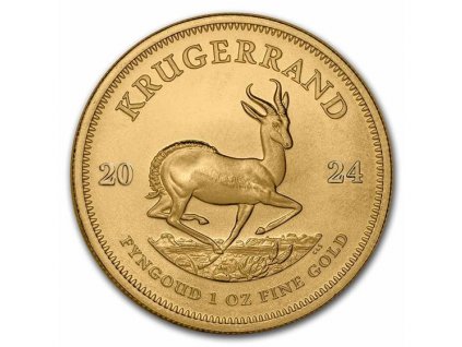 2024 south africa 1 oz gold krugerrand bu 279856 obv