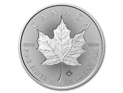 2018 canada 1 oz silver incuse maple leaf bu 161394 Slab