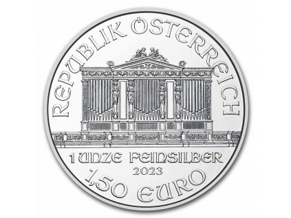 2023 austria 1 oz silver philharmonic bu 256161 obv