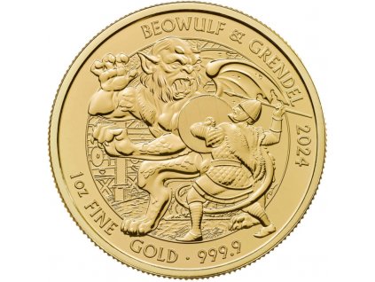 gold 1 oz gold myths legends 2024 100 beowulf grendel