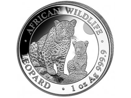 pol pm Somalia African Wildlife Leopard 1 uncja Srebra 2024 9979 2