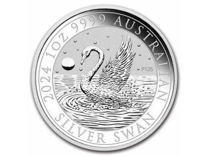 2024 australia 1 oz silver swan bu 283170 slab