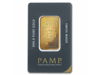 1 oz gold bar pamp in assay 272064 slab