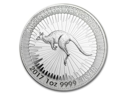 2017 australia 1 oz silver kangaroo bu 102642 Slab